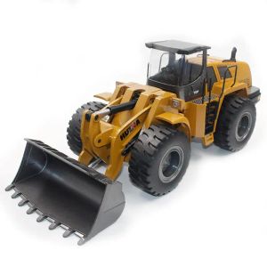 Huina rc kamyon 1:14 rc araba 10 kanallı uzaktan kumanda ekskavator rtr 2.4GHz Buldozer alaşım kamyon erkek oyuncaklar rc hidrolik 1583