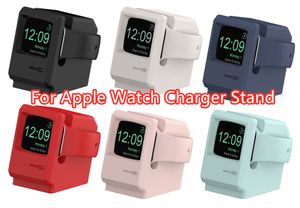 Retro Mac Designed Silicone Charger Docking Station Stand For Apple Watch SE/7/6/5/4/3/2 49/45/44/42/41/40/38mm