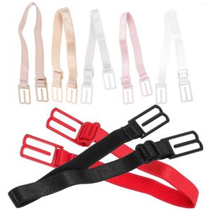 Cuecas 7 Pcs Alça de Ombro Anti-Slip Fivela Ajustável Sports Extension Straps Elástico Lycra DIY Extensores Miss Pano