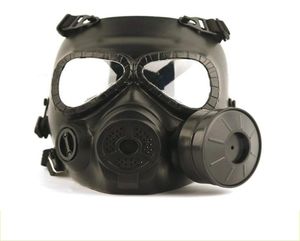 Taktyczne maski na głowę żywicę pełnoklat fan mgły do ​​CS Wargame Airsoft Paintball Manowa maska ​​gazowa z wentylatorem dla Cosplay Protection5156124