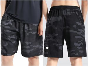 Lu Lemons Shorts Mens 남성 바지 스포츠 느슨한 트레이너 짧은 바지 스포츠웨어 체육관 운동 성인 Fiess 착용 탄성 통기성 위장 SWE