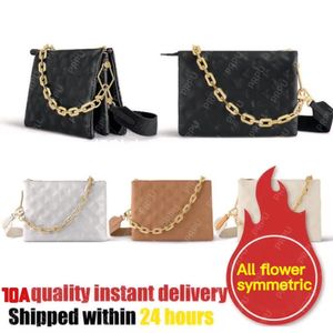 Bolsos de diseñador para mujer, bolso cruzado, bolsos de lujo, bolsos de mensajero, bolso con cadena, bolso de hombro, bolso hinchado con solapa, bolso de lujo dicky0750 PRPU en relieve 57790