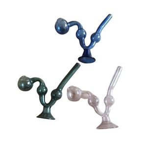 Smoking Pipes Colorf Serpentine Oil Burner Pipe Portable Glass Water Pipes Bowl Thick Pyrex Downstem Rig Round Of Small P Tabaccoshop