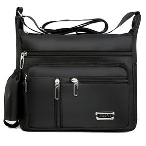 Midjepåsar Mäns stora kapacitet Casual Business Multilayer Single Shoulder Travel Outdoor Messenger Bag Crossbody Sling Pack för Male 231013