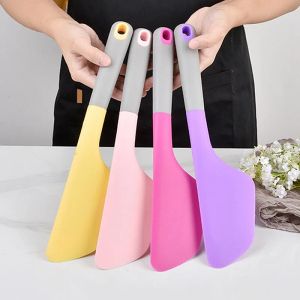 Extra Large Silicone Cream Baking Scraper 34Cm Non Stick Butter Spatula Smoother Spreader Heat Resistant Cookie Pastry Scraper 1014