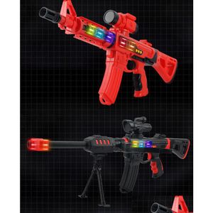 Gun Toys 36 slags diy montering och demontering elektriska vapen leksak med magnetiska ljudljuspistol leksaker som gåva för pojkar leksaker mod dhgwo
