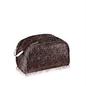 Sacos de cosméticos de designer de marca mulheres MS PACOTE DE ADMISSÃO M47528 saco de lavagem para mulher e homem CANVAS KING SIZE TOILETRY BAG TRAV256M