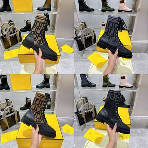 Designerstiefel Damen Plateaustiefel Silhouette Ankle Martin Sock Booties Echtleder beste Qualität klassisch Schnürung lässig Größe 35-41