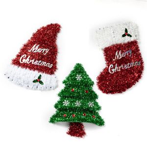 Decorazioni natalizie transfrontaliere, calze natalizie, piccoli regali, decorazioni, regali natalizi appesi, cappelli per albero di Natale, forniture natalizie