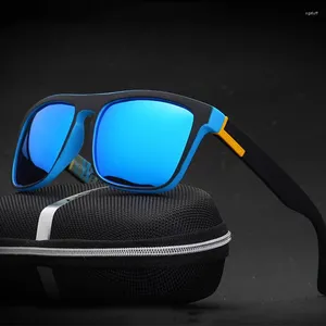 Солнцезащитные очки дизайнерские солнцезащитные очки модные квадратные винтажные поляризационные мужские и женские ретро очки для вождения и рыбалки UV400
