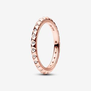 Pierścienie 2023 Nowe pierścionki ślubne dla kobiet projektantki biżuteria piękna dziewczyna prezent wysokiej jakości złota platowane diamenty DIY Fit Pandoras Thr