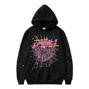 Herrtröjor tröjor designer hoodie sp5der ung thug 555555 Trapstar män kvinnor högkvalitativa skumtryck spindel web grafik y2k essentialhoodies 13 6x