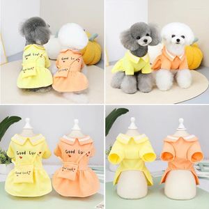 Dog Apparel Pet Clothing Kindergarten Skirt Clothes Spring Summer Puppy Supplies Teddy