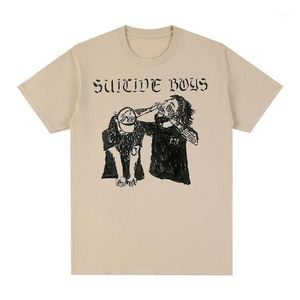 T-shirt da uomo uicideboy Suicide Boys Classic Cool Hip Hop Rap Suicideboys T-shirt bianca T-shirt da uomo in cotone TEE TSHIRT Wome273G