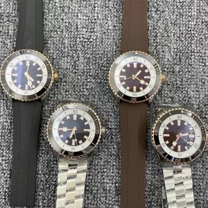 Yeni erkek yüksek kaliteli erkek otomatik mekanik saat AAA 46mm deri kayış çelik bant safir lüks lüminesan su geçirmez tasarımcı saat relojes de lujo