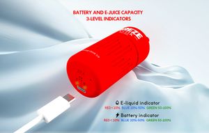 HEISSE Elektronikzigaretten BREZE stiik BS7500 bis zu 7500 Züge Batterieanzeige E-Liquid-Anzeige 650 mAh