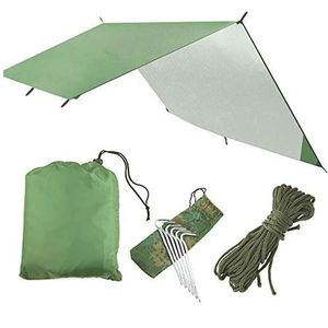 Tält och skyddsrum Hammock Rain Fly Tent tarp Vattentät vindtät camping Shelter Sunshade Portable Beach Sun Shelter Camping Tält för camping 231013