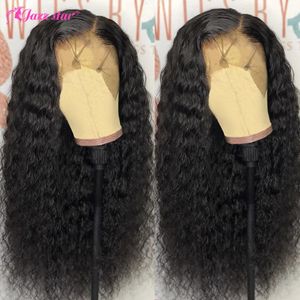 Lace Wigs 13x4 HD Transparent Front Human Hair 13x6 Deep Wave Frontal Wig For Women Pre Plucked Jazz Star 180 Density 231013