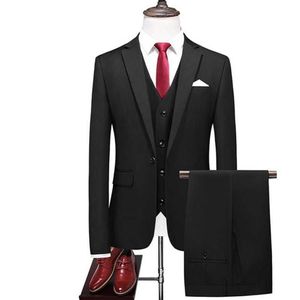 New Arrival Morning suit Wedding Suits For Men man's Three Peices Suits Jacket Pants vest Custom made Black Suits 2009280s