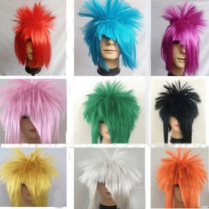 Chapeaux à larges bords Chapeaux de seau Cosplay perruque fête d'anniversaire drôle cheveux chapeau accessoires Clown Fans danse coiffure autochtone Disco Halloween chapeaux 231013