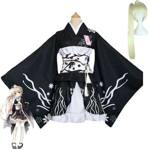 Cosplay Anime Kasugano Sora Yosuga No In Solitude Where We Are Meno Soli Costume Cosplay Parrucca Nera Lolita Kimono Vestito di Halloween