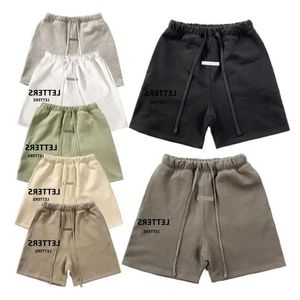 Men shorts Cotton Sports shorts Panties Fashion Plain Five-piece Street Length Drawstring Pants Knee beach Top Shirts Muvxq