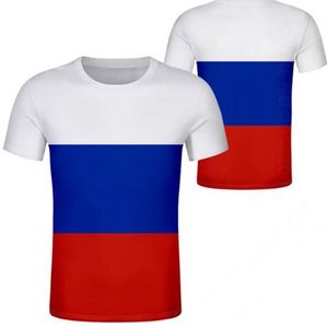 Rosja Chechnya T Shirt Custom Made Numer Rus Socialist T-Shirt Flaga Rosyjska CCCP ZSRR DIY ROSSIYSKAYA RU SOVITITY Związek 271p