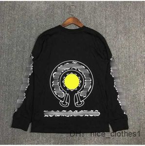 t Shirts Classics Heart Brand Chromes Sleeves Quality Tops Tees Horseshoe Sanskrit Cross Crew Neck Chromees Hearts E4HJ