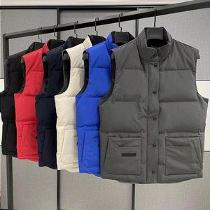 Designer Vest Men's and Women's Sweatshirt Authentic Luxury Goose Feather Material Loose Coat Trend Coat GVJCG
