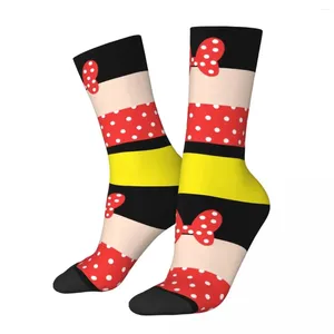 Men's Socks Cartoon Girl Mouse Merchandise Non-slip Skateboard Tube Sock Unique Design For Women Little Small Gifts