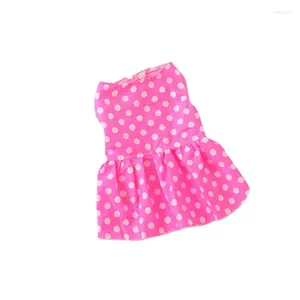 Dog Apparel Cute Dots Dress Summer Cat Skirt Puppy Small Dresses Poodle Yorkies Bichon Schnauzer Pomeranian Pet Clothing