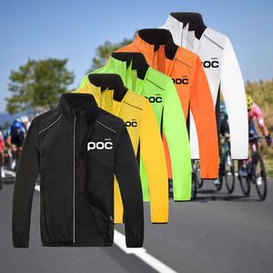 Cycling Jackets MOTO POC Ultra Light Windproof Cycling Jackets Men Women Waterproof Wind Coat Reflective Bicycle Clothing MTB Road Bike Jacket 231013