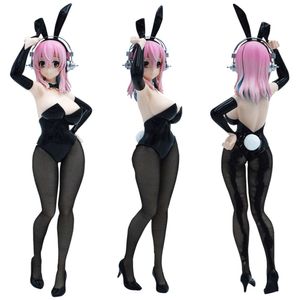 Finger Toys 31cm Furyu Bicute Bunnies Super Sonico Sexy Anime Figure Supersonico Bunny Girl Action Figure Adult Collection Model Doll Toys