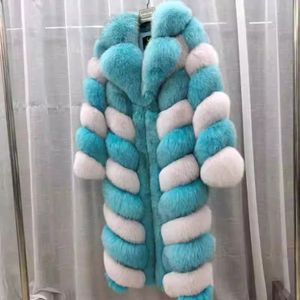Женское пальто из искусственного меха FURARISTOCRAT, зимнее женское длинное пальто из натурального меха с отложным воротником, толстая теплая натуральная куртка, роскошная верхняя одежда, мода 231013