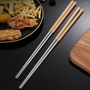 Yemek çubukları 1 çift yararlı geleneksel Çin pürüzsüz kızartması