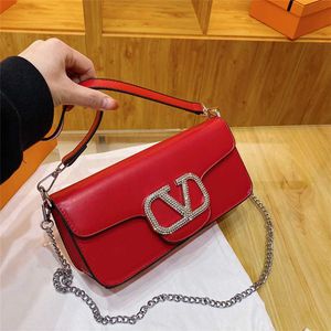 Women's bag 2023 spring new elegant small square fresh and sweet fragrant wind one shoulder chain women's model 5598