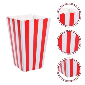 Servis uppsättningar popcorn kartong containrar filmkväll små lådor hinkhållare för party bulk leveranser