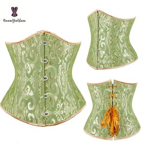 Midje mage shaper högkvalitativ grossist jacquard underbust korsett mage shaper brocaded korett bantning midjan cinchers korsett 231013