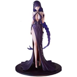 Fingerspielzeug 30 cm Genshin Impact Raiden Shogun Sexy Anime Girl Figur Cheongsam Kleid Gk Beelzebul Actionfigur Sammlerstück Modell Puppenspielzeug