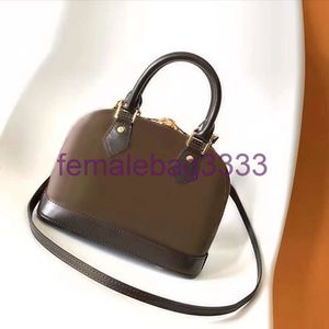 Alma BB Designer Shell Bag Women Condout Counter Hand Handbag Factor Crossbody Facs Plaid Sac A A Main Luxe De Vanity Bag Bag Tasche Fudious Bag Saddle