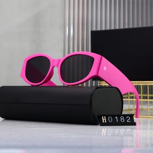 BB Güneş Gözlüğü Tasarımcı Kadın Güneş Gözlüğü Oval Çerçeve Gözlükleri UV Sıcak Satış Mülkiyet Kare Güneş Gözlüğü Bacaklar Mektup Tasarım Gözlükler
