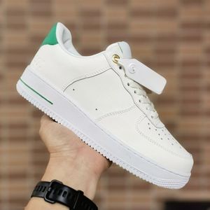 Classic F One Men Running Shoes 40th Anniversary Sail Malachite Women Sneakers Triple White Black Trainers Sports Designer Walking All Match Shoes DQ7658-101