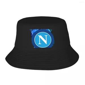 Berets SSC Napoli Bucket Hat Panama för man kvinnan Bob Hats Hip Hop Fisherman Summer Beach Fishing Unisex Caps