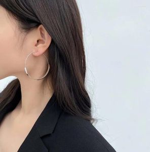 Dangle Earrings Ropuhov 2023誇張された通りの大きな丸いサークルショーフェイス小さなシンプルな気質スタッドジュエリーギフト女性のためのジュエリーギフト