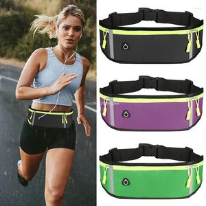 Waist Bags Sport Running Phone Case For Women Men Waterproof Comfortable Cycling Safty Reflective Tape Belt