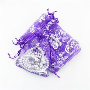 100 sacos de organza com cordão para anéis, bolsa de brincos, casamento, chá de bebê, aniversário, natal, pacote de presente iagnc