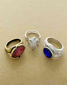 Кольцо «Властелин колец» Vilya Nenya Narya Elrond Galadriel Gandalf Ring LOTR Jewelry Elf Three Hobbit Fashion Fan Gift 2107016642832
