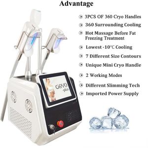 360 Cryolipolysis Portable Fat Minska maskinens kryoterapi Kroppsformning Cryo Lipolysis Do Weight Machines 3 Handtag278