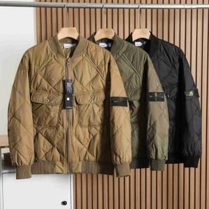 Outdoor Designer Badge Zipper Shirt Jacket Loose Style Autumn/Winter Men's Top Oxford Breathable Portable High Street Stones Island Clothing Jacket FPA6