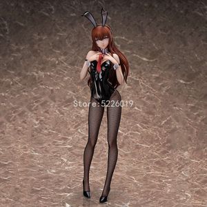 Giocattoli con le dita 41 cm Liberazione in stile B Steins Gate Figura anime Kurisu Makise Action Figure Kurisu Makise Bunny Girls Figurine per adulti Modello di bambola